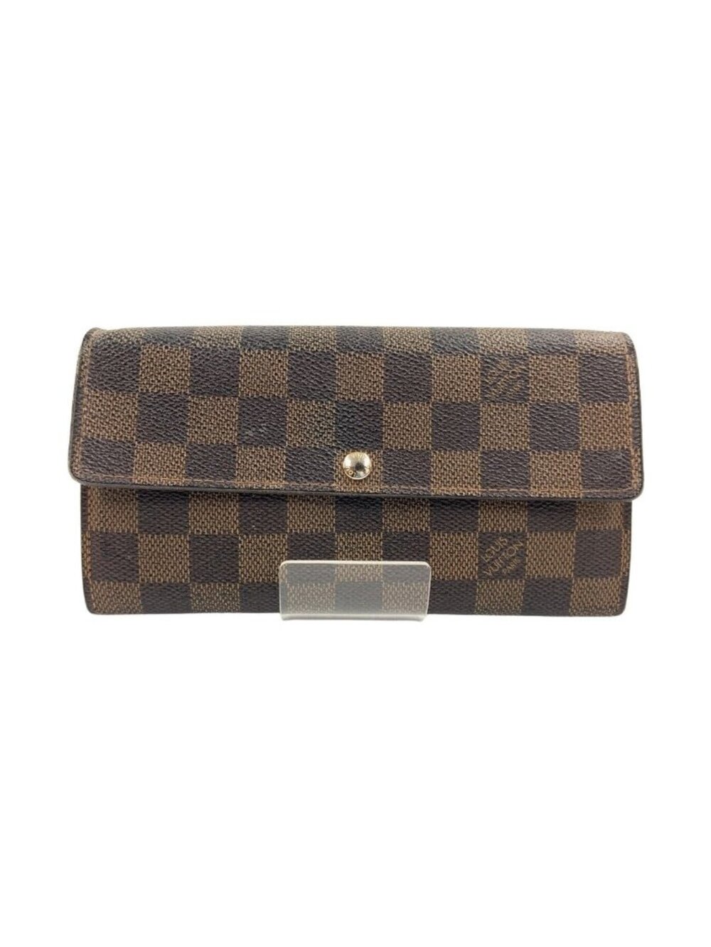 Louis Vuitton Damier Portefeuille Sarah Bifold Wallet Brown